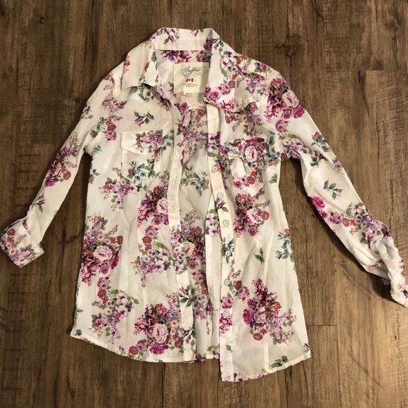 Buffalo David Bitton Tops - Women’s floral flannel